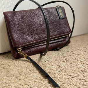 Coach leather crossbody bag.